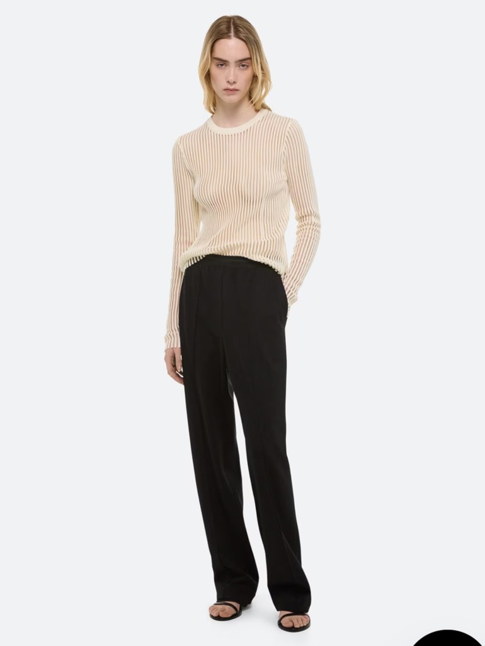 NWT Helmut Lang PONTE CAR TROUSERS